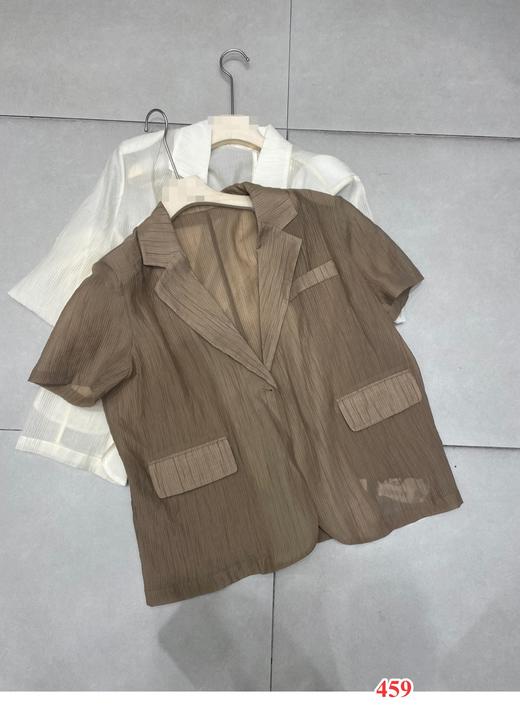 【门店同款】ENJOY夏季西装领微透开衫外套 150752136 商品图0