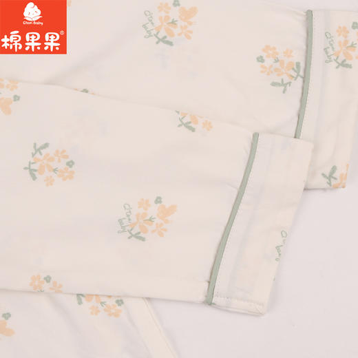 棉果果专柜同款春季新品内衣家居女宝5A抗菌抗菌梭织对开家居服M121304424740 商品图5