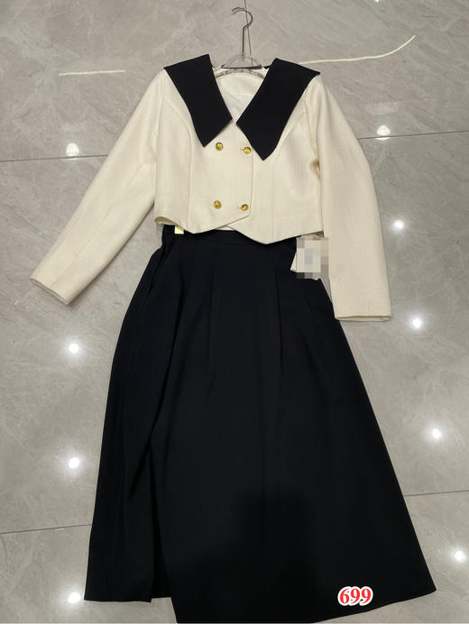 【门店同款】ENJOY2023年春季翻领高腰伞裙套装 150355608 商品图0