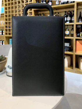 双支装红酒皮盒