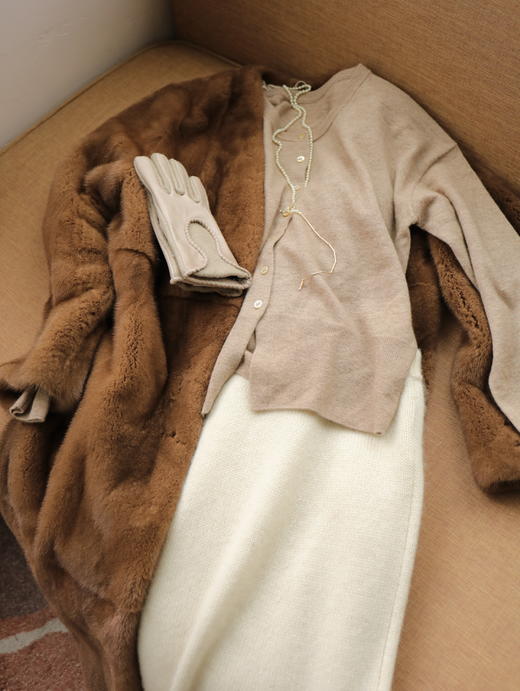 MAISON COVET 长款水貂皮草大衣 商品图8