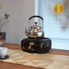 莺歌烧四方银杏黑底电陶炉家用煮茶茶炉泡茶煮茶器银杏围炉煮茶静音铁壶银壶无高频电磁辐射静音煮茶电陶炉【厂家直发】 商品缩略图1