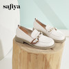 Safiya/索菲娅2024春季小众气质珍珠饰带百搭通勤英伦粗跟单鞋 SF41112084 商品缩略图4