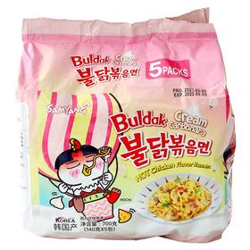 三养奶油干酪辣鸡面味拌面700g/包