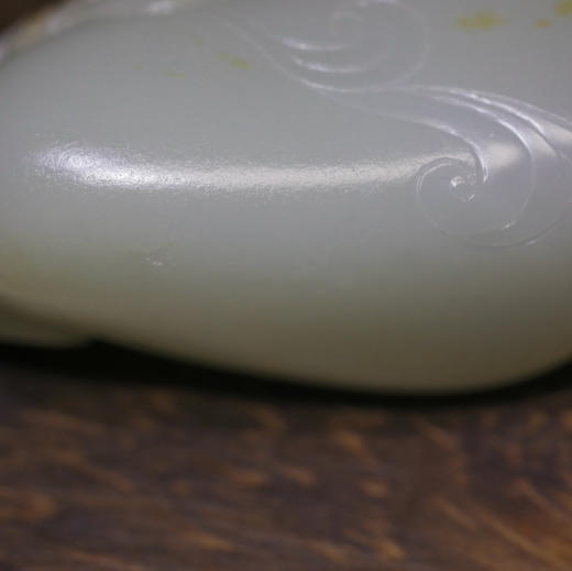 和田玉（白玉）独籽挂件-- 老鼠爱大米38.34g 商品图7