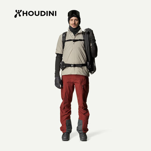 HOUDINI胡丁尼 All Weather T-Neck 全天候 男女款户外短袖棉服800095 商品图5