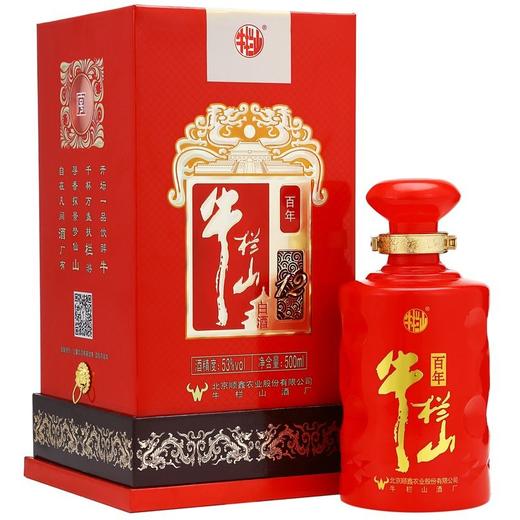 53°牛栏山百年红12年500ml/盒 商品图0