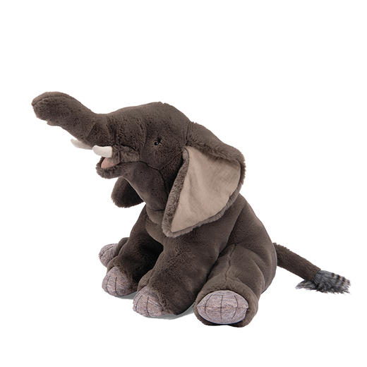 法国 Moulin Roty 寰宇动物-陆地篇 玩偶合集（深色大象/蓝色豹） 商品图1