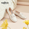 Safiya/索菲娅2024春季复古圆头休闲百搭软底一脚蹬坡跟单鞋 SF41111136 商品缩略图10