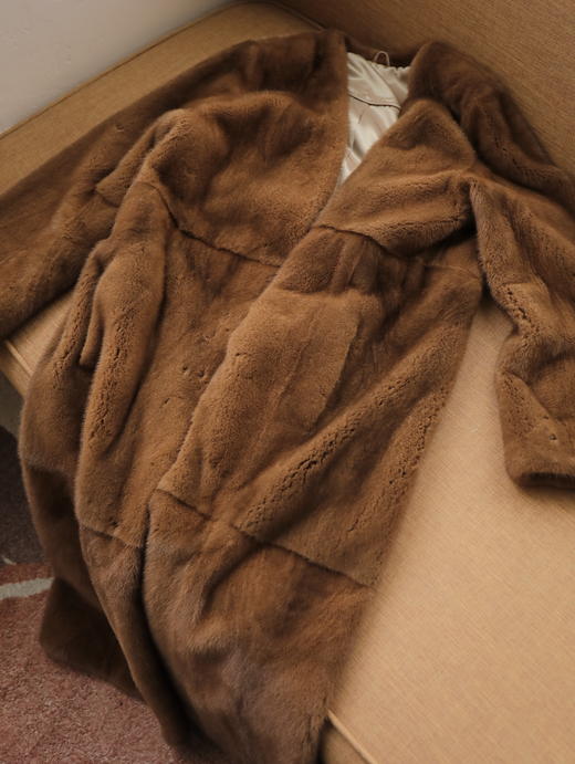 MAISON COVET 长款水貂皮草大衣 商品图6