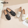 Safiya/索菲娅2024春季复古圆头休闲百搭软底一脚蹬坡跟单鞋 SF41111136 商品缩略图6