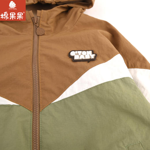 棉果果专柜同款春季新品男童纯棉内里连帽外套M112100424048 商品图7