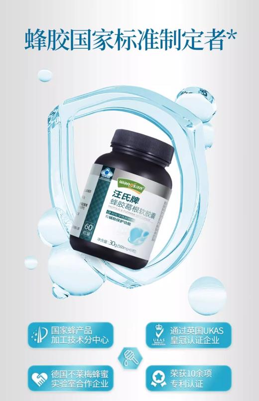 汪氏蜂胶葛根胶囊 商品图0