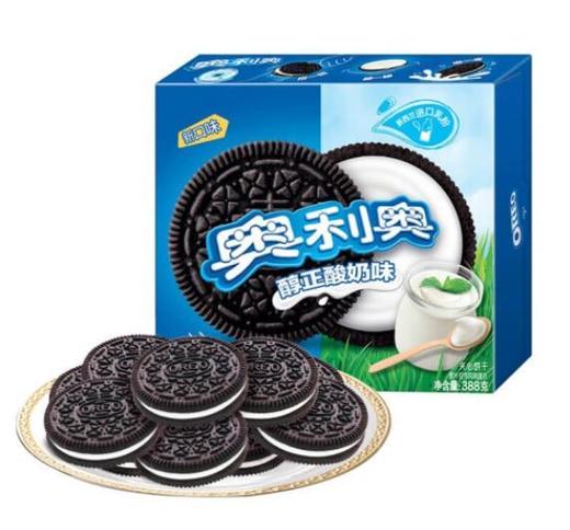 奥利奥夹心饼干醇正酸奶味388g/盒 商品图0