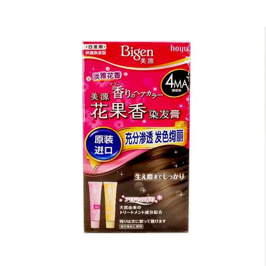 美源花果香染发膏4MA（栗棕色）40g+40g/盒 商品图0