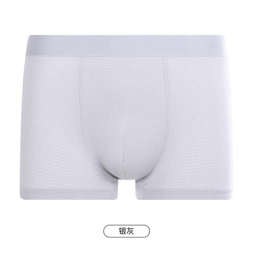 都市丽人都市锋尚简约基础内裤男人棉华夫格男士内裤平角内裤FK4CB3 商品图12