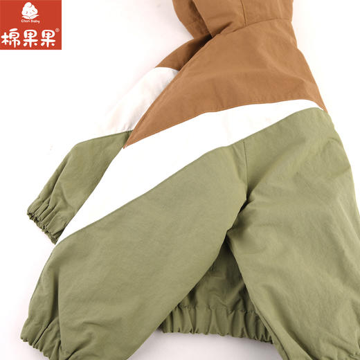 棉果果专柜同款春季新品男童纯棉内里连帽外套M112100424048 商品图3