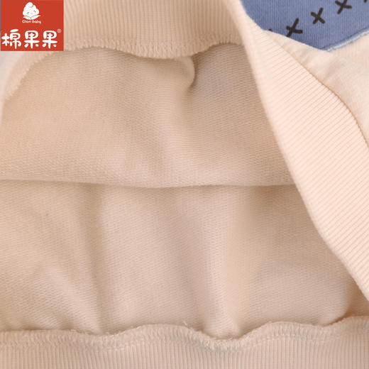 棉果果专柜同款春季新品男童纯棉撞色圆领套头卫衣M112180224052 商品图5