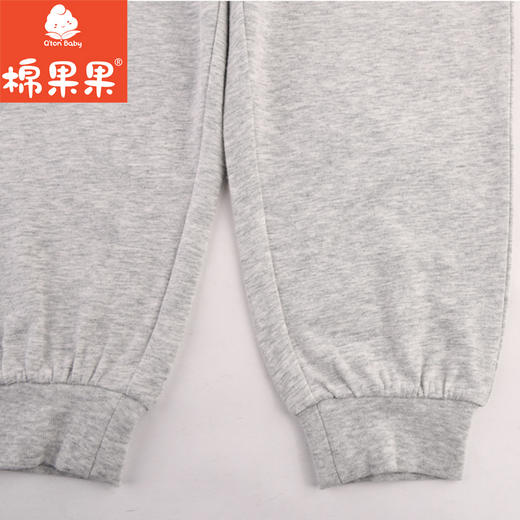 棉果果专柜同款春季新品内衣家居男宝5A抗菌抗菌套头套装M111302224751 商品图3