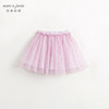 马克珍妮女童碎花网纱短裙半身裙儿童裙子2024年春装新款240105 商品缩略图1