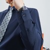 【含莫代尔】柒牌男士长袖衬衫春季新款商务休闲凉感醋酸翻领衬衣	126A70950 商品缩略图2