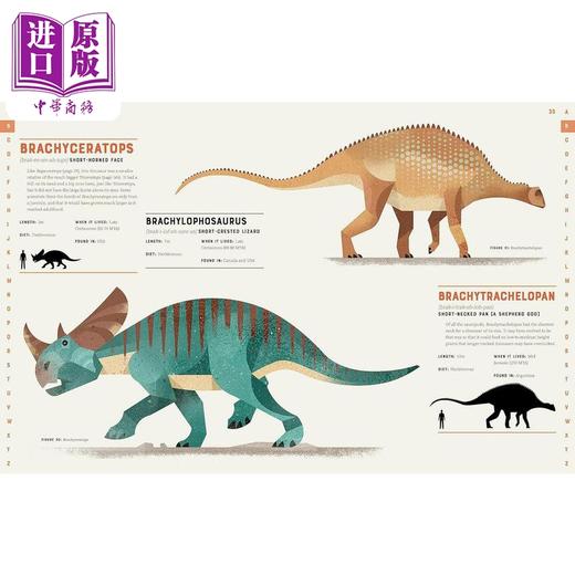 【中商原版】恐龙字典 Dictionary of Dinosaurs 英文原版 儿童科普绘本 动物知识百科图书 进口儿童读物 自然科学读本6岁以上 商品图3