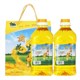 津农精品 蓟州花生油礼箱1.8L*2桶