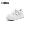 Safiya/索菲娅2024春季潮流星星厚底透气网面运动休闲风板鞋 SF41112125 商品缩略图9
