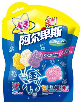 阿尔卑斯星座棒棒糖混合口味150g/块