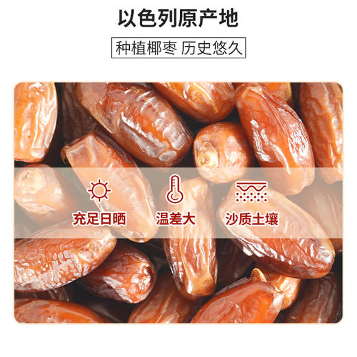 椰枣 软糯 香甜 蔬果昔代替甜味零食 250克/盒【京东快递送货上门】 商品图3
