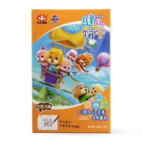 以岭健儿饼干（巧克力味）100g/盒