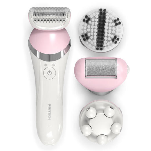 匹奇（PRITECH） 电动磨脚器多功能修脚器充电式 去皮死皮老茧修脚机美足机剃毛清洁按摩一体机BCM-1141灰姑娘 商品图1