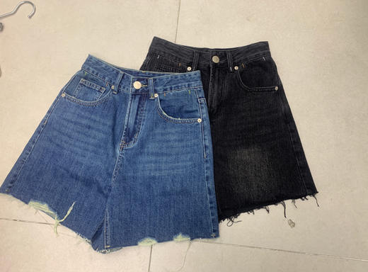 【门店同款】ENJOY夏季毛边牛仔四分裤 153503101 商品图0