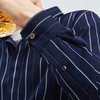 【含竹纤维】柒牌男装长袖衬衫春秋新款撞色条纹商务休闲方领衬衣	126A70660 商品缩略图2