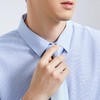 【含竹纤维】柒牌格纹长袖衬衫男春季新款商务休闲中青年翻领衬衣	126A70890 商品缩略图2