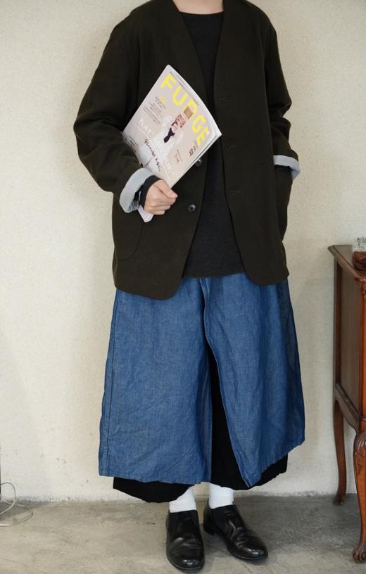 Vetements de travail双层叠穿阔腿裤 商品图2