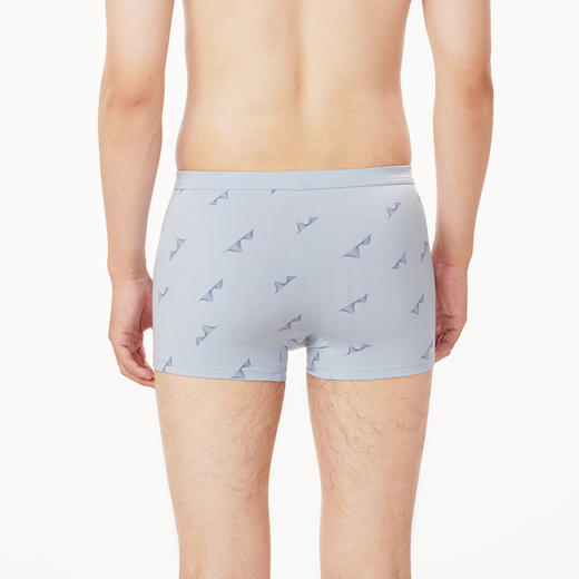 都市丽人都市锋尚日常休闲内裤男40S棉拉架男士内裤平角内裤FK4BA2 商品图3