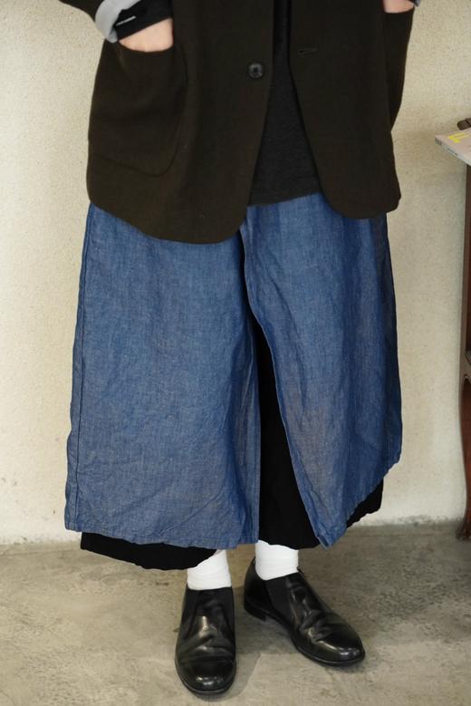 Vetements de travail双层叠穿阔腿裤 商品图7