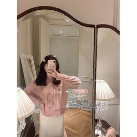 金蘑菇菇 自制线 珍妮香香/ 自主配色，优雅精致又实穿设计感毛衣