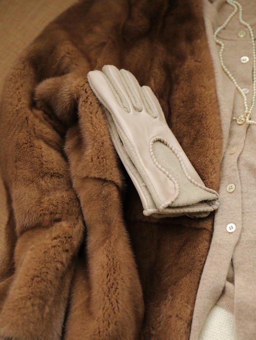 MAISON COVET 长款水貂皮草大衣 商品图7