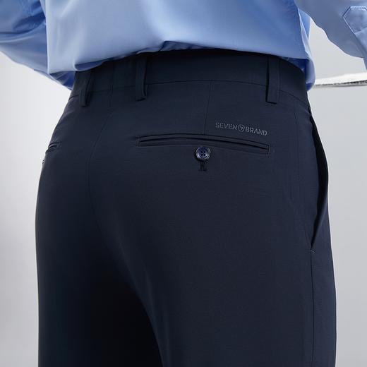 【宾霸】柒牌西裤男2024夏季薄款铜氨商务休闲修身百搭直筒长裤子	126H71080 商品图2