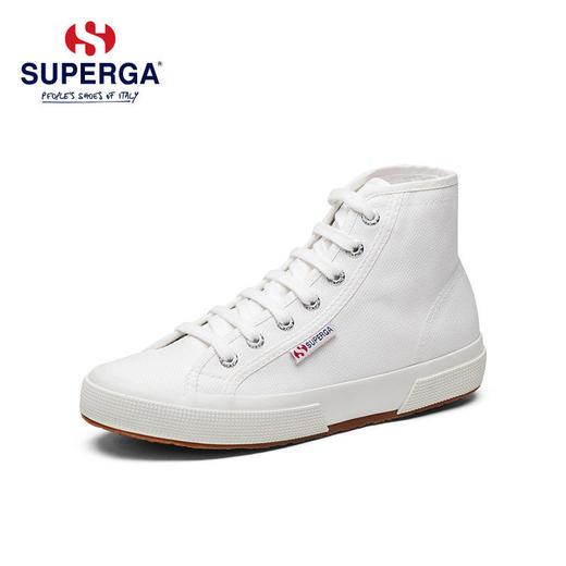 【2026新春专享】SUPERGA高帮帆布鞋女2020秋季新款板鞋白色小白鞋百搭（瑕疵品不退不换） 商品图3
