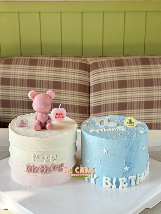 一起过生日|小熊蛋糕&星座蛋糕双4寸蛋糕 商品图0