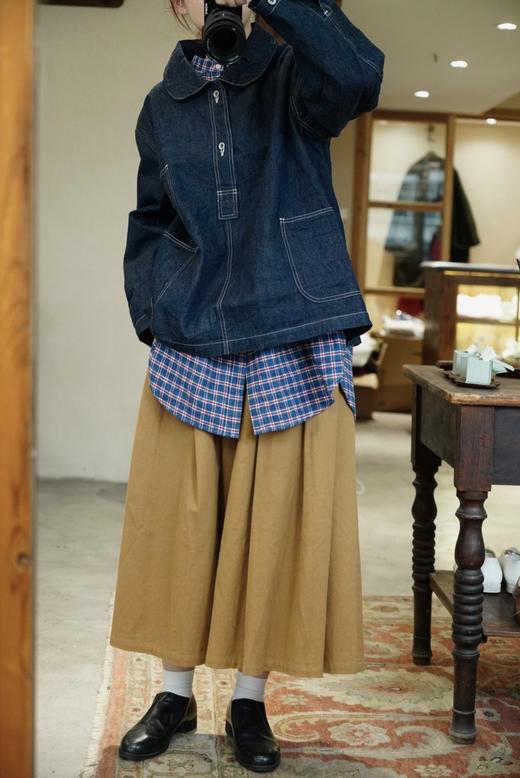 ORDINARY FITS 度假风套头式牛仔长袖衬衫 商品图1