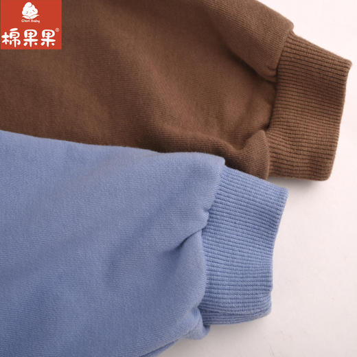 棉果果专柜同款春季新品男童纯棉撞色圆领套头卫衣M112180224052 商品图4