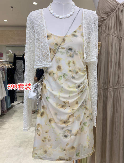 【门店同款】ENJOY夏季温柔风双叠层纱套装 153444551 商品图0