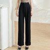 剩S/M/XL 米思阳2026春季新款通勤复古直筒休闲裤高腰修身职业西裤女士0082 商品缩略图1