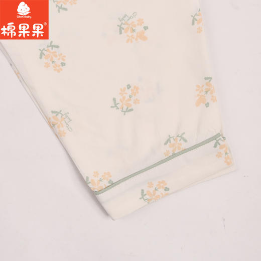 棉果果专柜同款春季新品内衣家居女宝5A抗菌抗菌梭织对开家居服M121304424740 商品图6