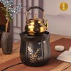 莺歌烧六瓣南瓜炉轻音电陶炉电茶炉烧水家用煮茶器错金银飞鸟红外垂直加热底座【厂家直发】 商品缩略图5