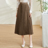 米思阳2025春季新款通勤百搭高腰半身裙洋气修身垂感百褶裙女0335 商品缩略图1